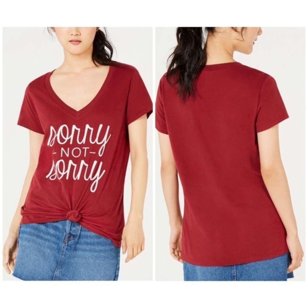Love Tribe Jr's Sorry Not Sorry Graphic Print Tee